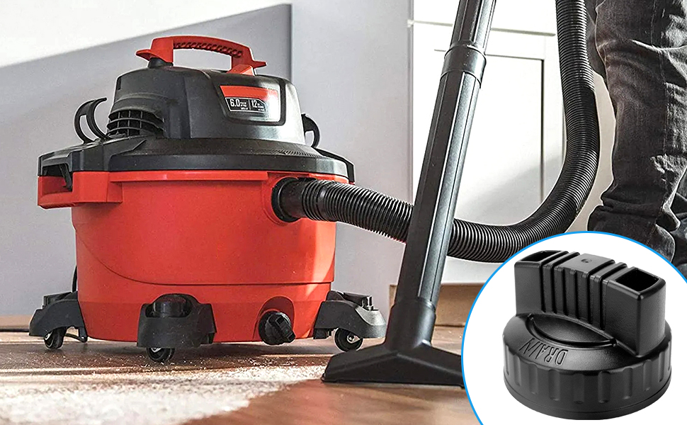 47922 Vac Drain Cap Compatible with Ridgid Shop Vacuum