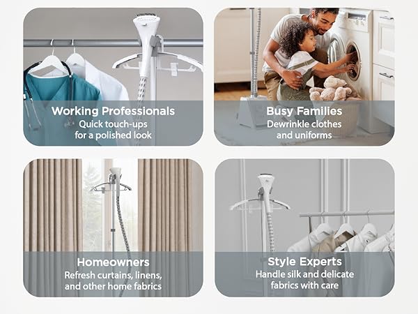 fabric steamer, pure enrichment, versatile fabric steamer, steamer for all garments and wrinkles
