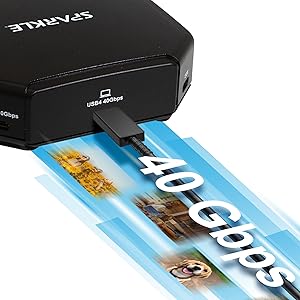 Amazon.co.jp: Sparkle USB4 トラベルドック コンパクト