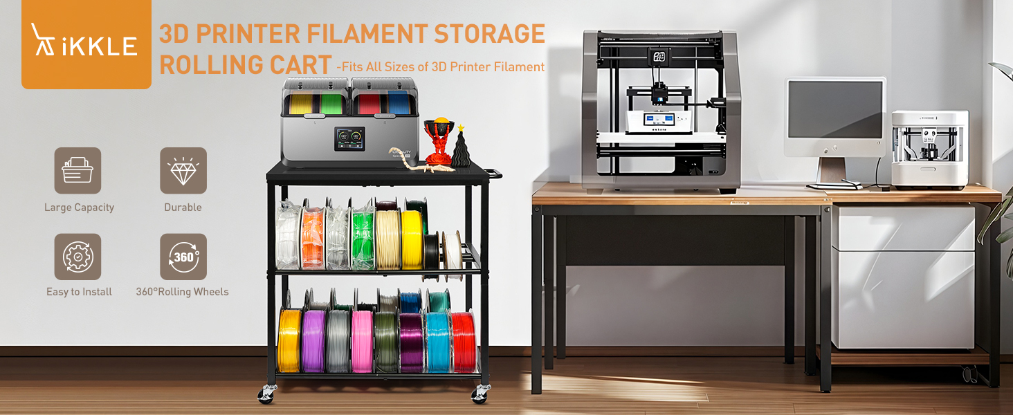 filament rack 3d printer stand 3d printer table 3d printer filament rack with storage rack 