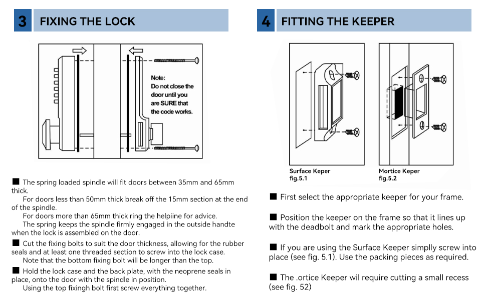 Keyless Lock for Sliding Glass Door