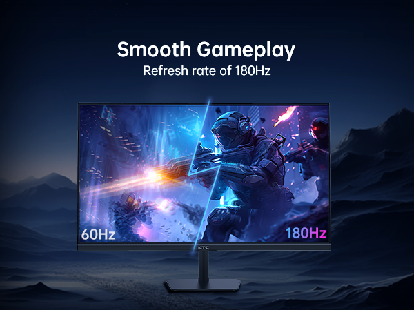 Amazon.com: KTC 24 Inch 180Hz Gaming Monitor, 2K QHD Fast