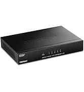 TRENDnet 5-Port Unmanaged 2.5G Gaming Switch, 5 x 2.5GBASE-T Ports, 25Gbps Switching Capacity, Ba...
