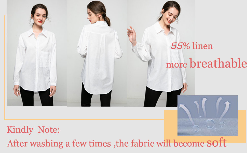 minibee linen shirts for women