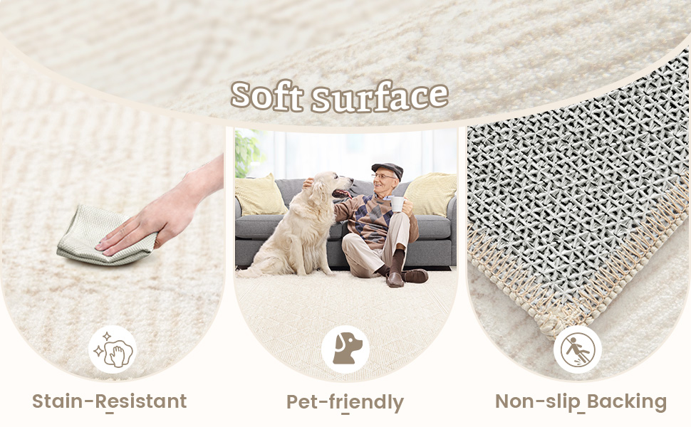 beige rug