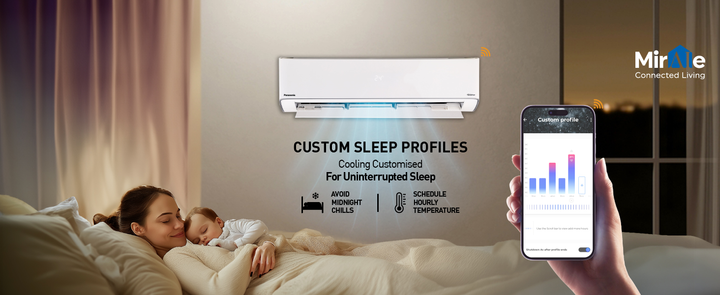 Panasonic AC, Custom Sleep Profiles