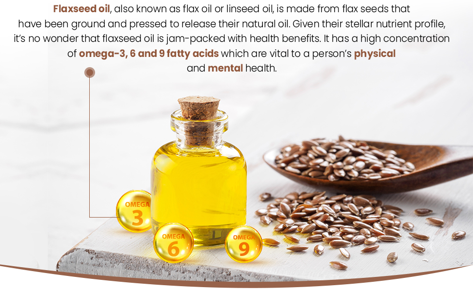 Flaxseed Oil Capsules Softgels 2000mg per Serving (2 Softgels) 180