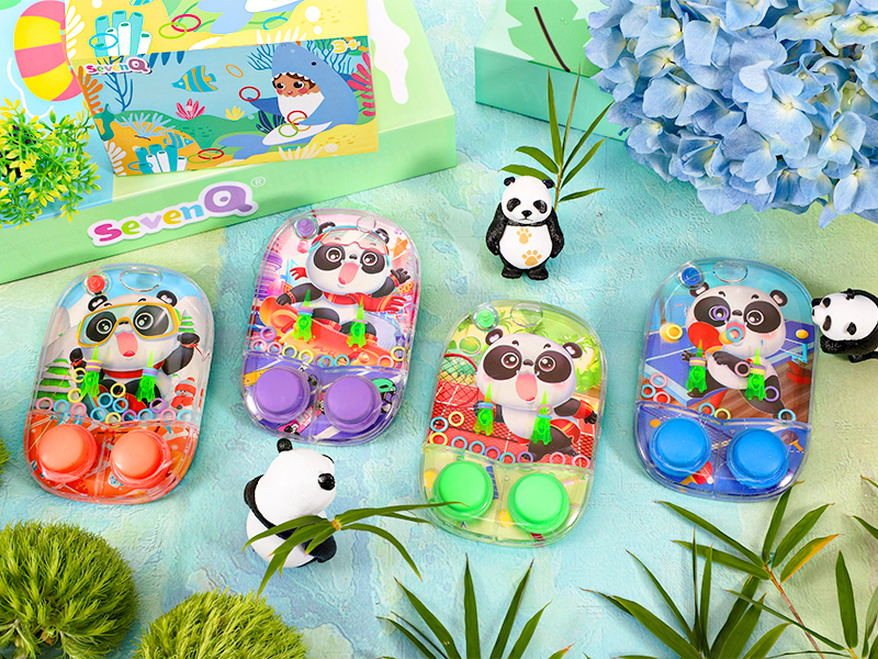 SevenQ Water Games for Kids Handheld, 4 Pack Panda Water