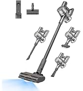 dreame R20 Kabelloser Staubsauger, 190AW Starke Saugkraft, 90min Lange Laufzeit, Schmutzerkennung...