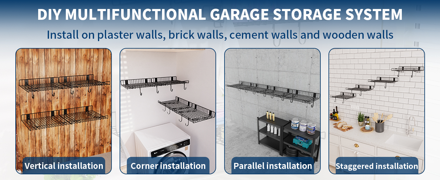 shelving wall mounted