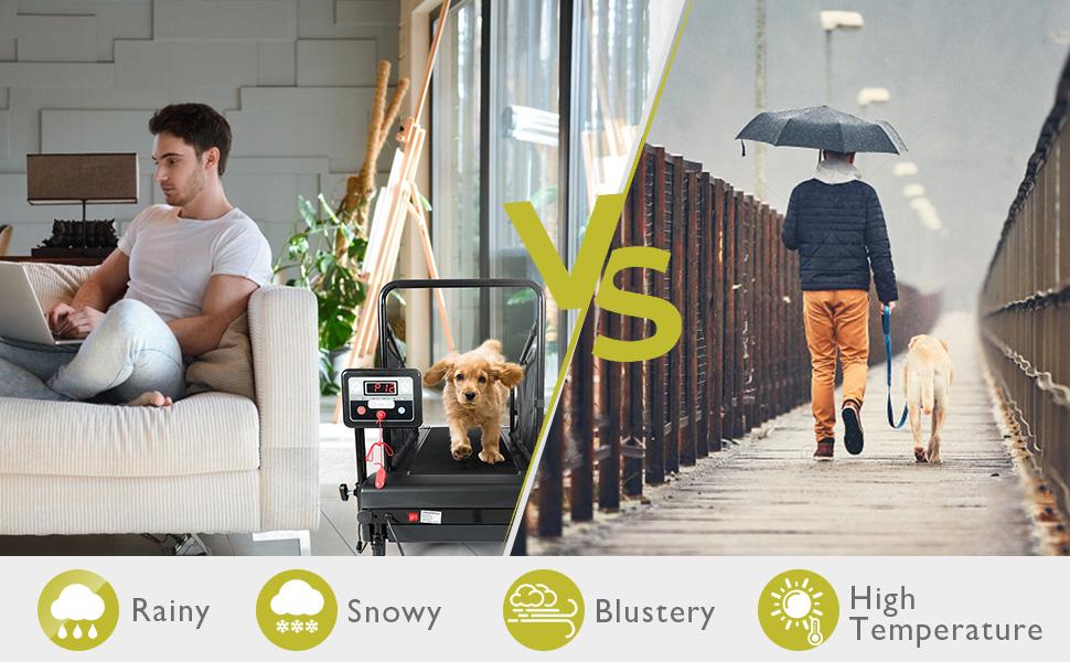 PETSITE Dog Treadmill, Pet Dog Running Machine for Small & MediumSized