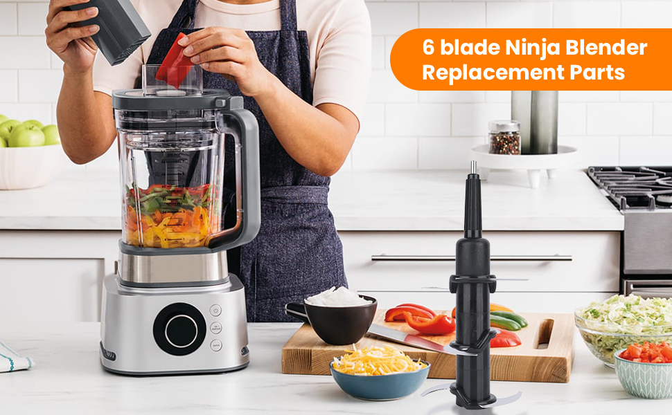 Teckarry Replacement Ninja Blender Blade, Parts Fit for 72