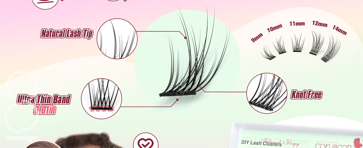 lash clusters
