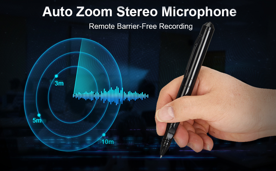 Digital Voice Recorder HighQuality Audio Recording Pen with 8GB