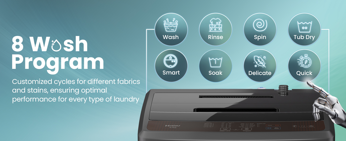 8 wash program