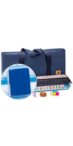 American Mahjong Set, “Santorini” with Soft Case