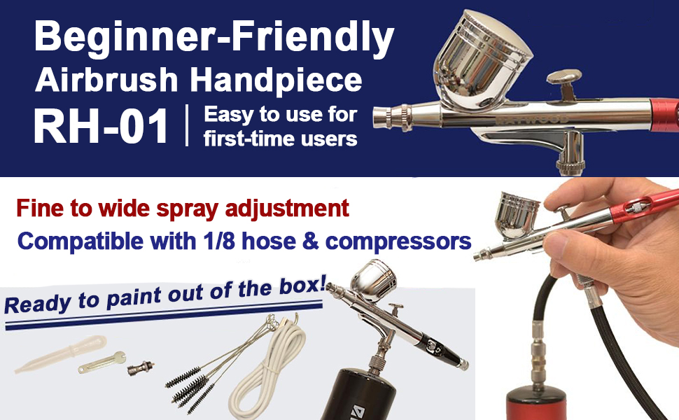 Beginner-Friendly Airbrush Handpiece RH-01