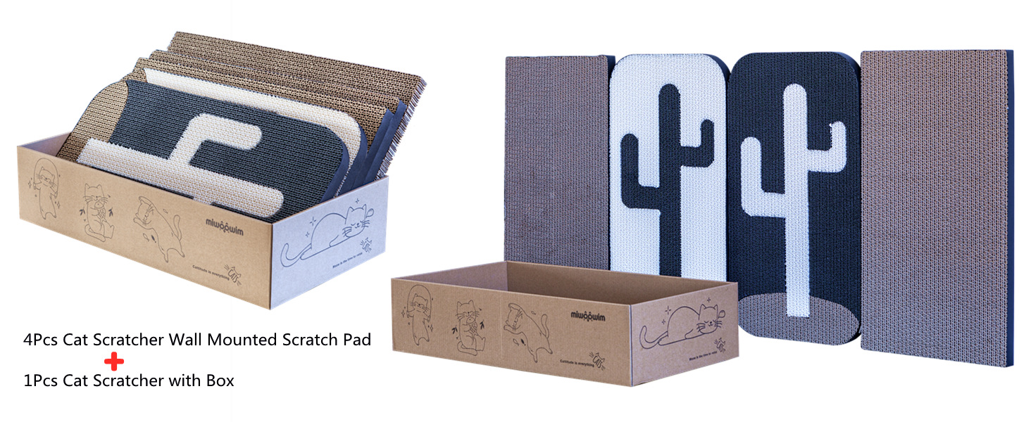 Cat Scratcher Wall Mounted Scratch Pad 1