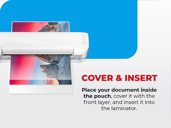 ease of use with any laminating machine