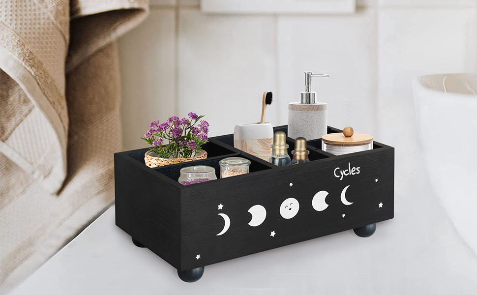 MEMOORIAL Tampon Holder for Bathroom, Shark Week Tampon Storage Pad Organizer for