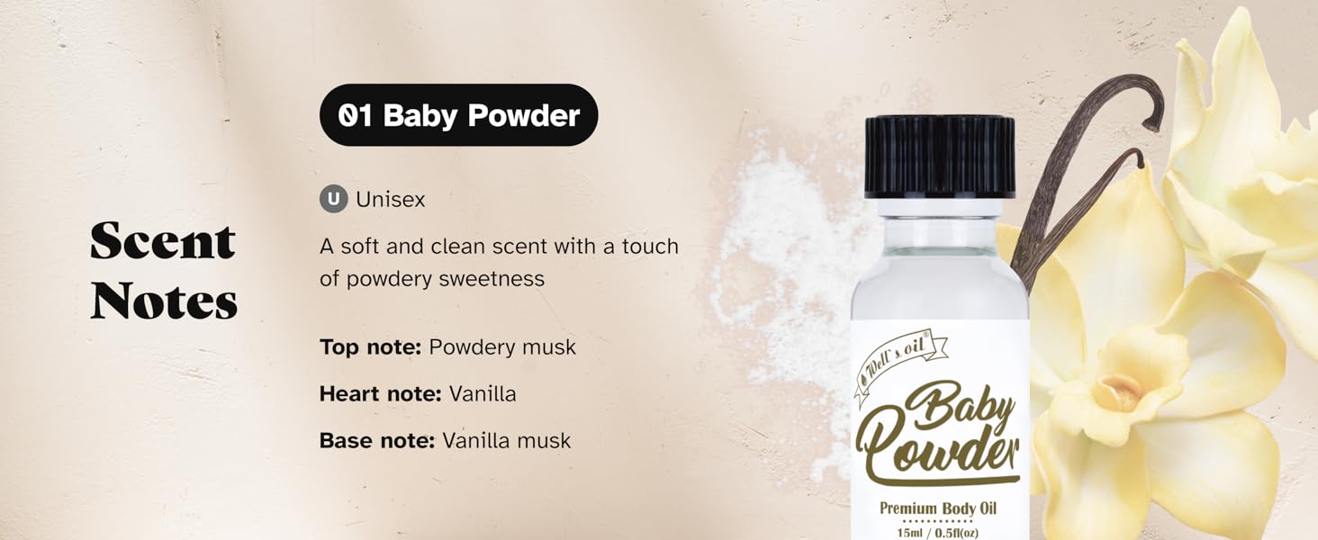Body Perfume Oil_Baby Powder