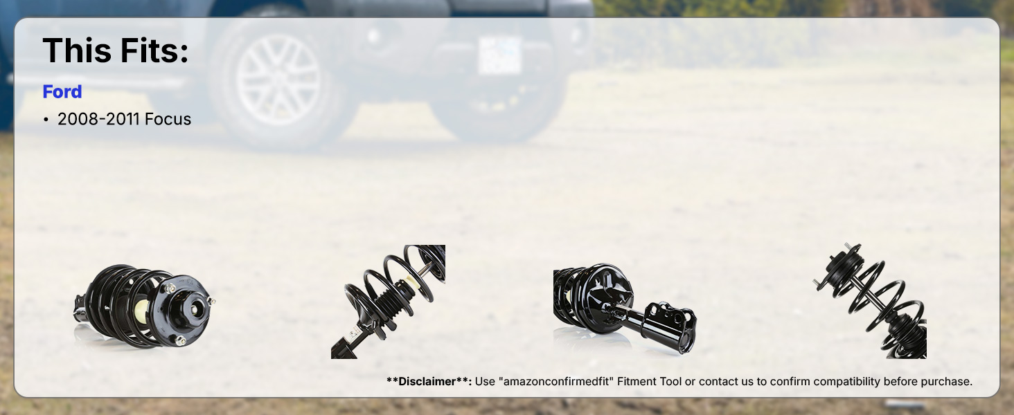  amortiguadores delanteros y traseros,  struts,  struts and shocks complete assembly