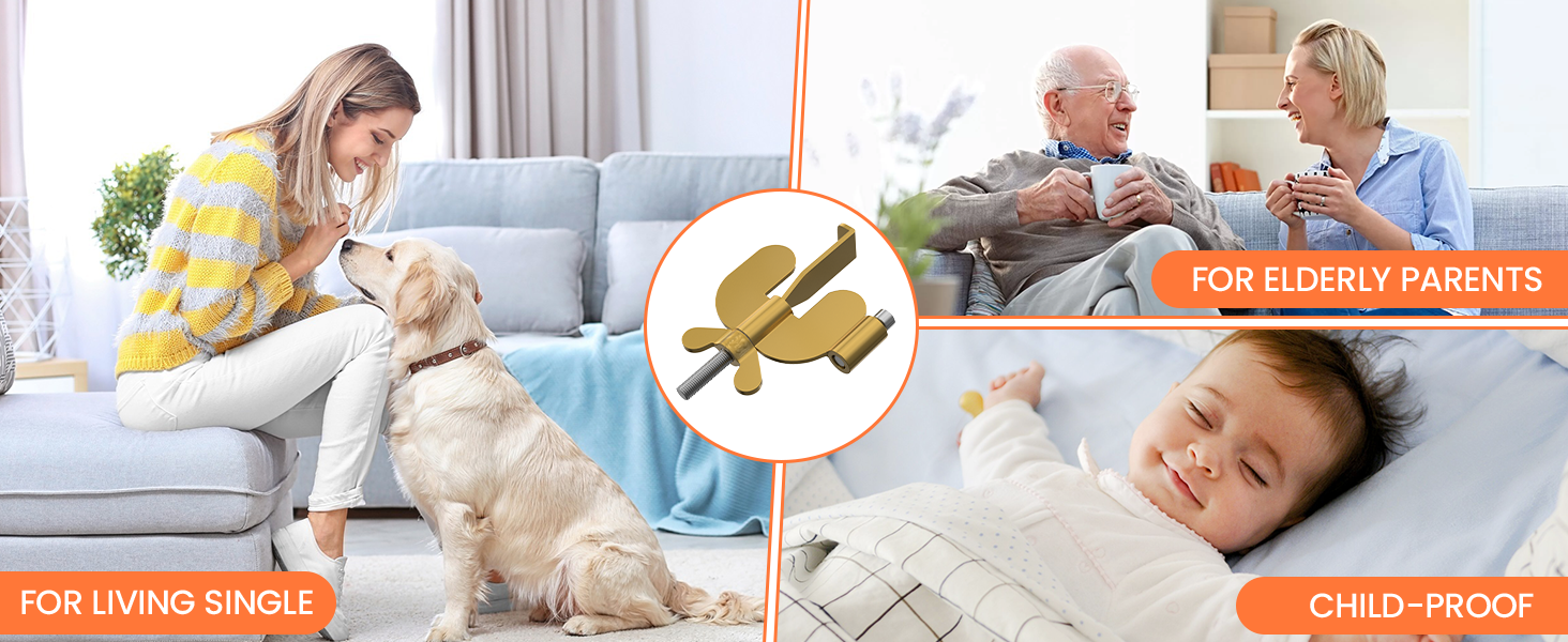 Portable Door Lock Home Security Hotel Door Locks for Travelers