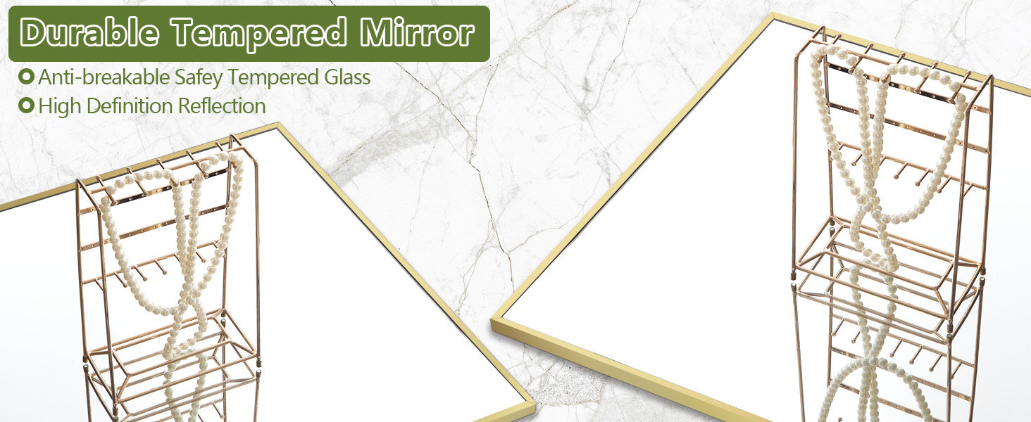 MELOMOIR Oversized Floor Mirror Freestanding Gold Mirror