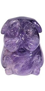 2 Stück Hund Figuren KristallB0BY8VSRN9
