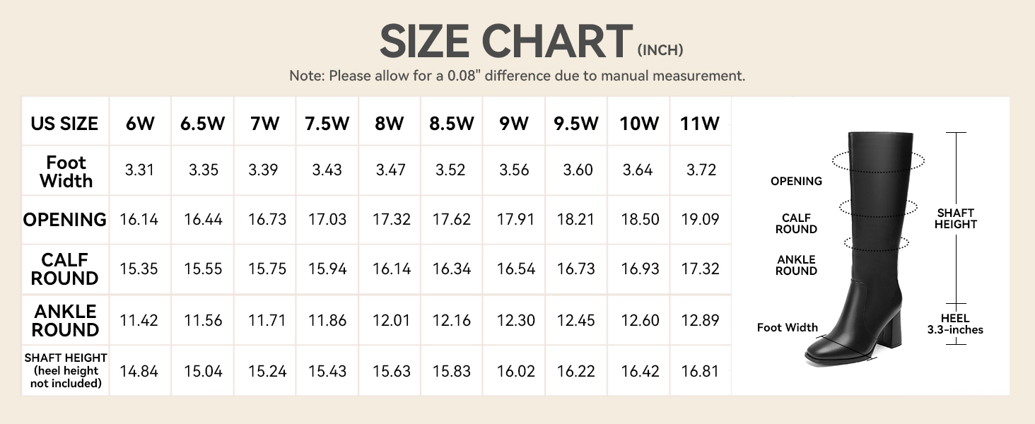 wide width boots for women