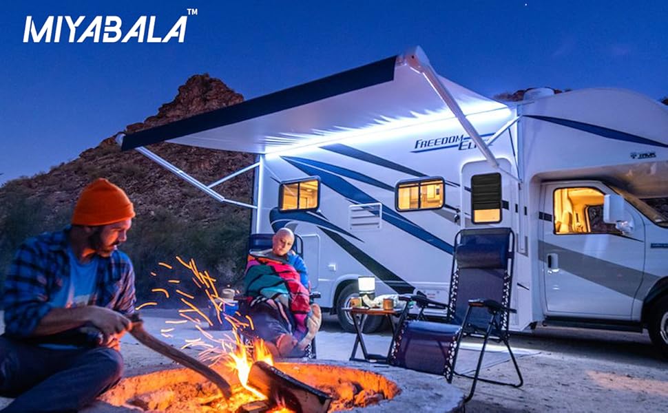 MIYABALA RV Window Shade,Foldable Blackout RV Door Window