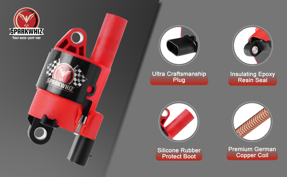 Round Ignition Coil Pack UF414