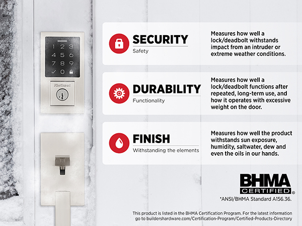 BHMA certified