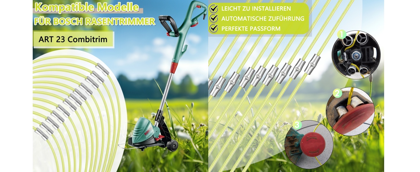 Yweller 50 pieces F016800174 replacement line mowing line, extra strong