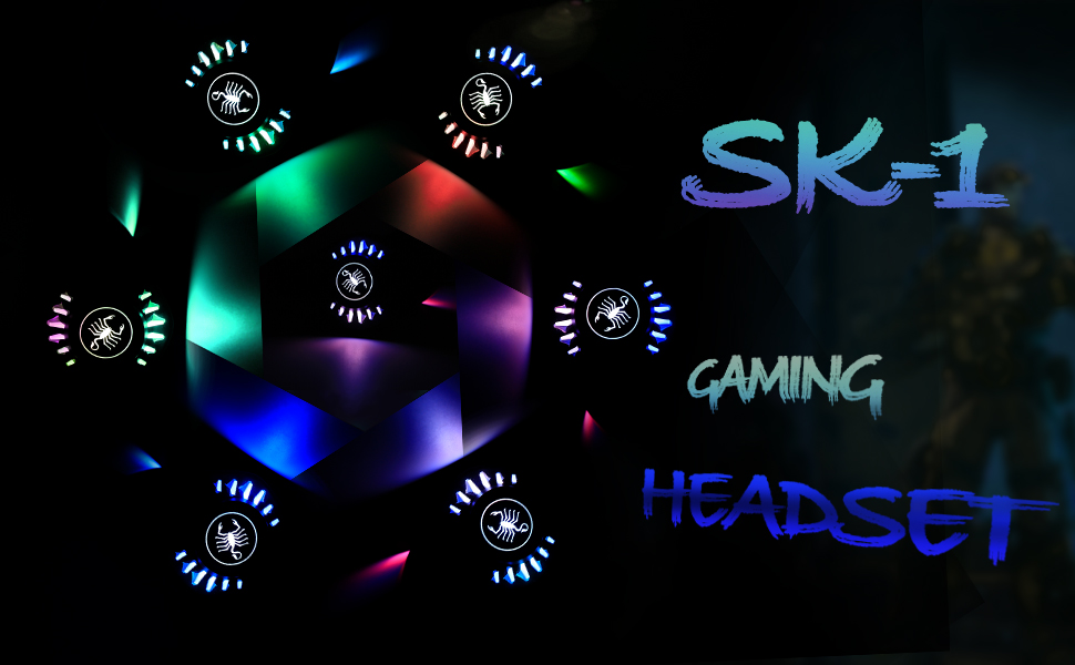 SVYHUOK Pro Gaming Headset for PC PS4 Xbox One Surround Sound