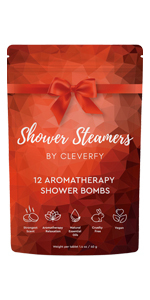 Shower steamer, shower bombs, essential oils, sinus relief, menthol, eucalyptus, gift for her