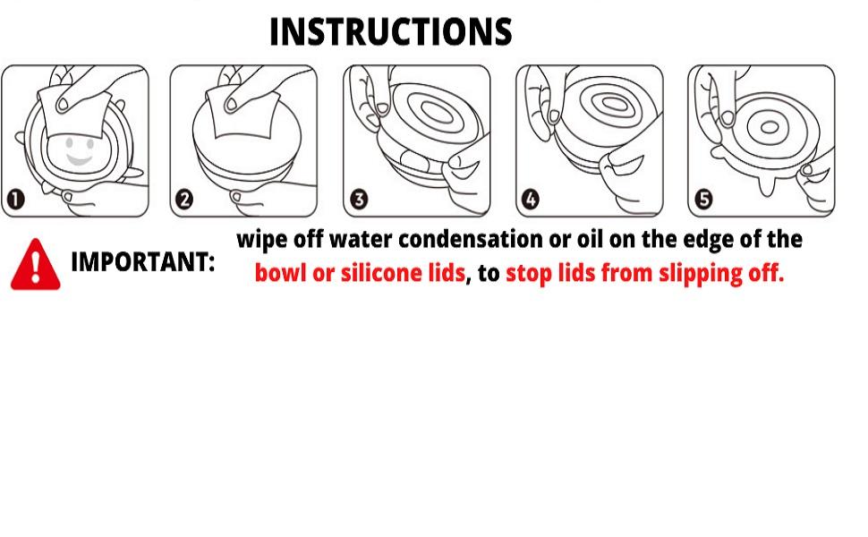 How to Lid the container fruit and vegetable