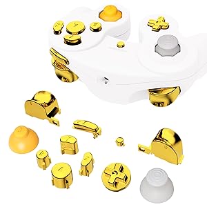 Amazon | eXtremeRate GameCubeコントローラーに対応用交換ABXY