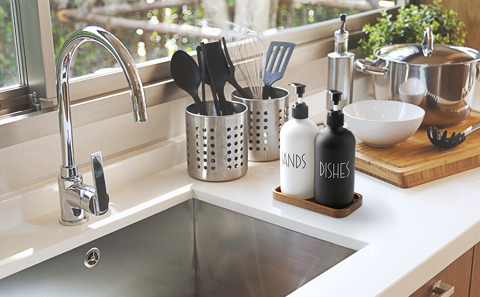hand and dish sop dispenser set
