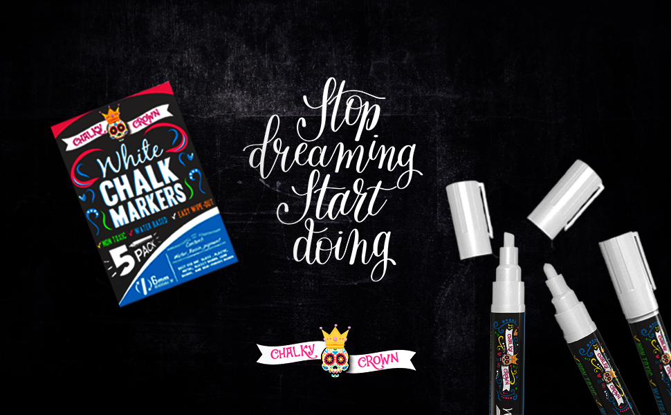 Liquid Chalk Marker Pen White Dry Erase Marker Chalk Markers for