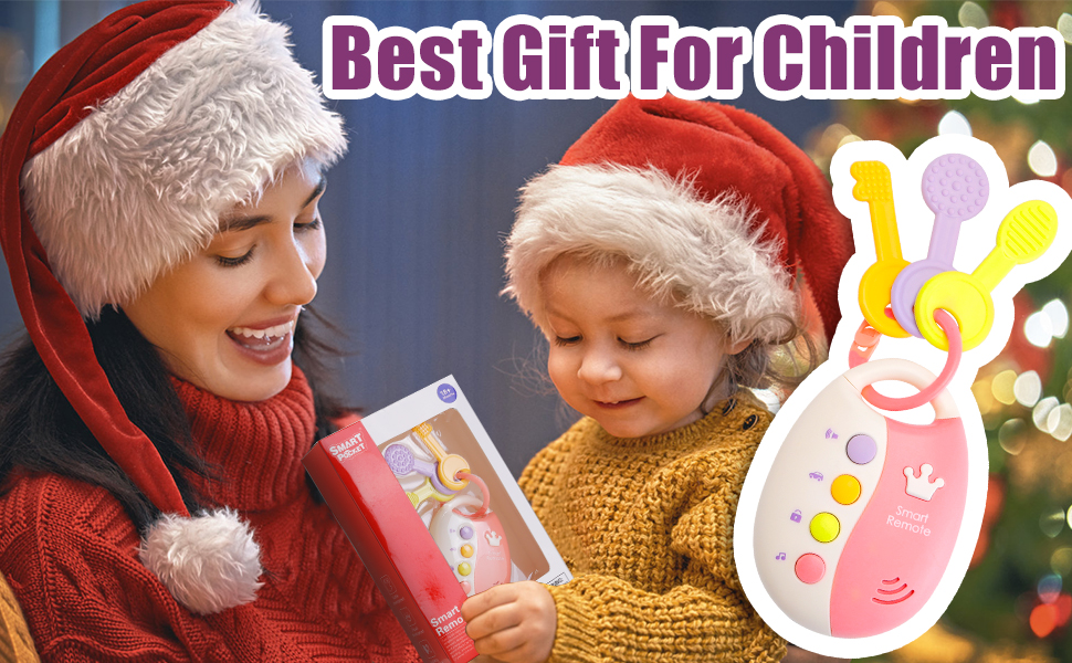 Sirecal Baby Toy Musical Car Key Rattle Toys for Babies 0 3 6 Months