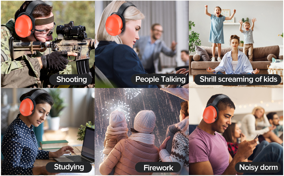 Ear Muffs Noise Reduction Ear Protection Headphone Hearing Protection equipment