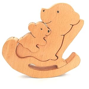 Teddy/Panda Rocking Baby and Mummy Jigsaw Puzzle Game