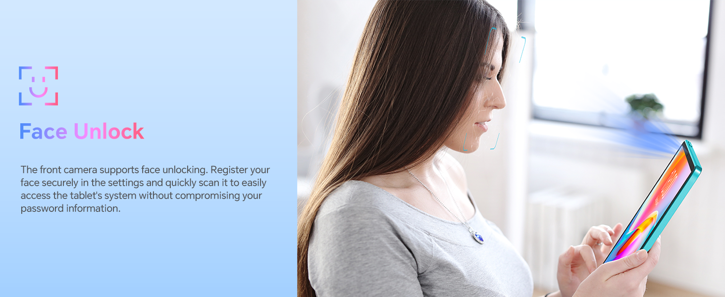 Face Unlock Tablet