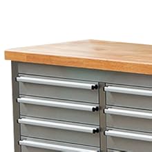 72-inch Stainless Steel Rolling Tool Chest with 15 Drawers with Wheels for Garage