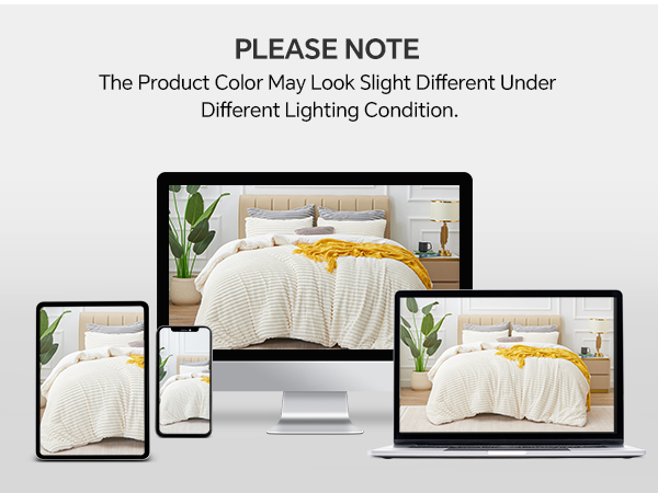 fleece comforter set