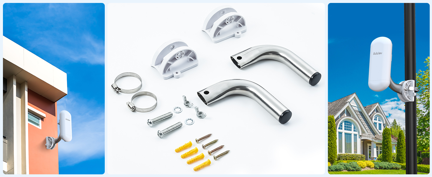 2Pack Wireless Bridge Bracket Mount, Adalov Universal