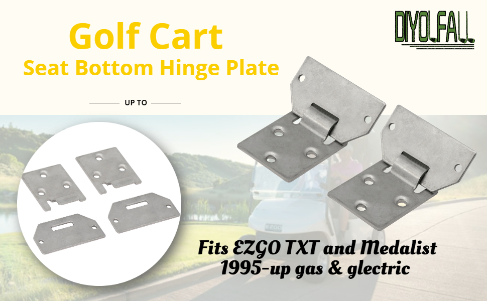 Golf Cart Seat Bottom Hinge Plate