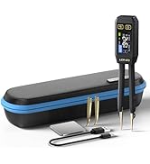 FNIRSI LCR-ST1 10KHz LCR Meter Tweezer, Mini Smart SMD Tester, ESR Meter, Multimeter, Capacitance...