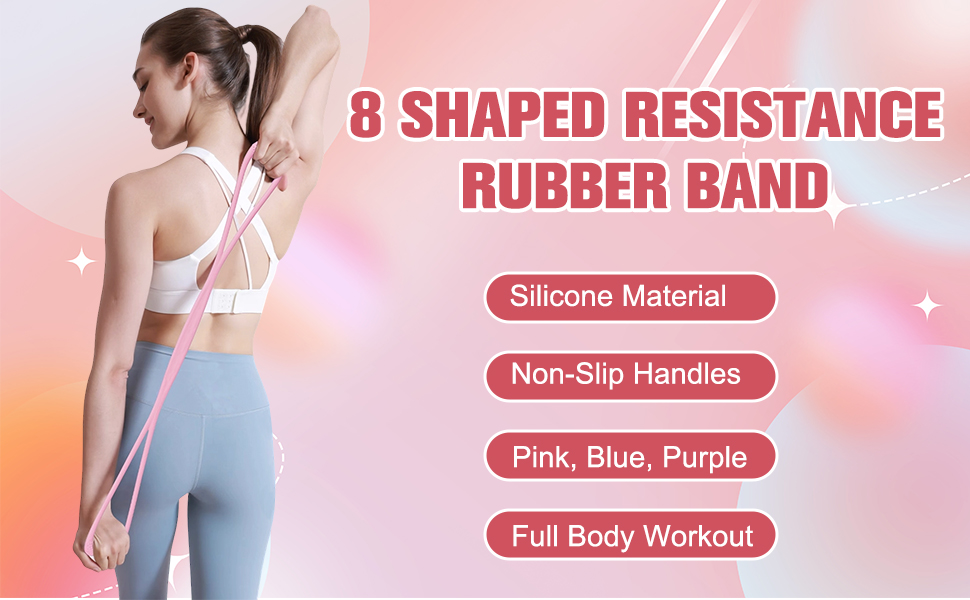 8 Shaped Resistance Rubber Band
